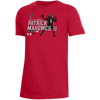 Youth Under Armour Texas Tech Patrick Mahomes II Ring Of Honor S/S Tee