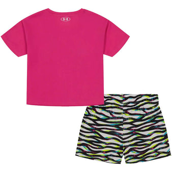 Youth Under Armour Same Wavelength S/S Tee & Shorts Set