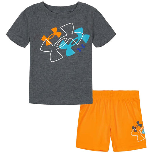 Toddler Under Armour Floating Logo S/S Tee & Shorts Set