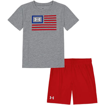 Infant Under Armour Outdoor Fish Camo S/S Tee & Shorts Set