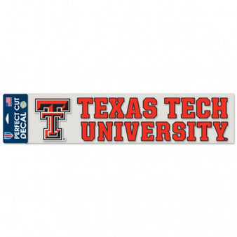 Wincraft Texas Tech University Perfect Cut 4x17 Decal