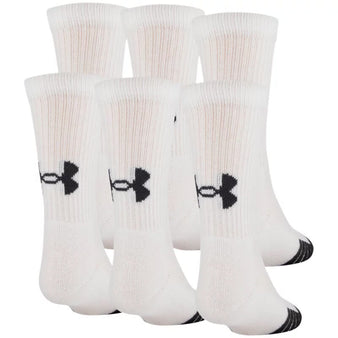 Youth Under Armour Performance Tech Crew Sock 6-Pack