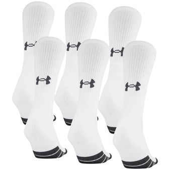 Adult Under Armour Performance Tech Crew Sock 6-Pack