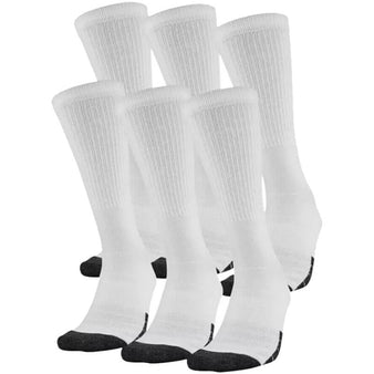 Adult Under Armour Performance Tech Crew Sock 6-Pack