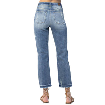 Women's Release Hem Straight Jeans