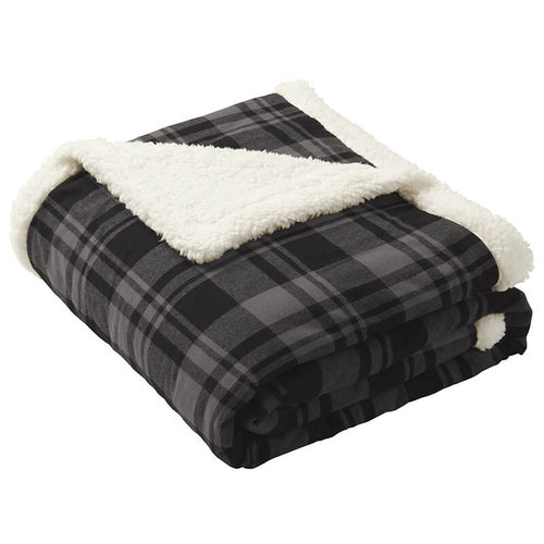 Port Authority Flannel Sherpa Blanket