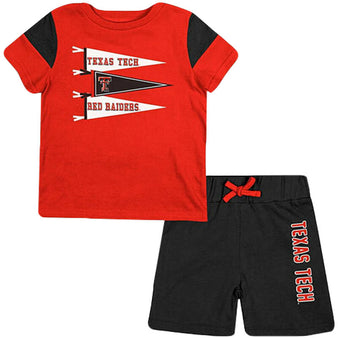 Infant Colosseum Texas Tech Baby Herman S/S Tee & Shorts Set