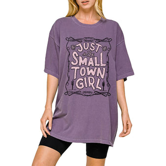 Women's Just A Small Town Girl Tunic Tee