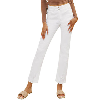 Women's KanCan High Rise Straight Slim Jeans
