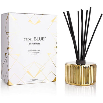 Capri Blue Exotic Blossom & Basil Gilded Reed 7.75oz Diffuser