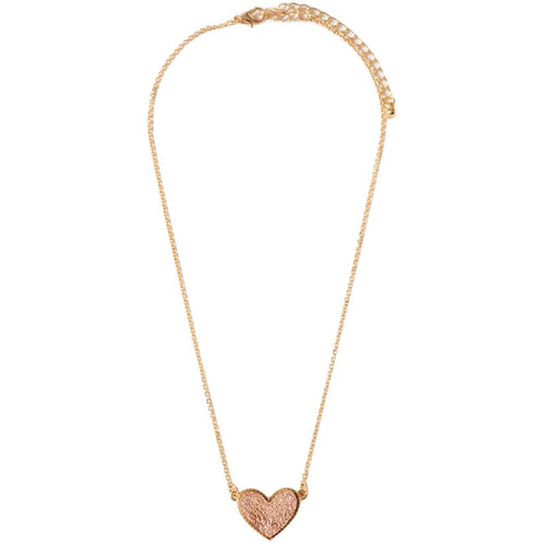 Women's Druzy Heart Necklace