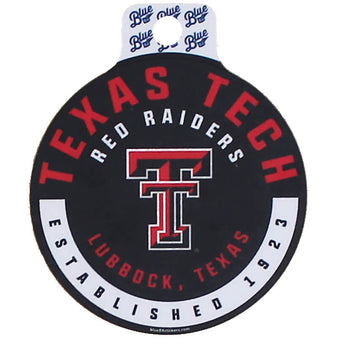 Blue 84 Texas Tech Run & Hide Sticker