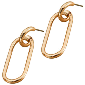 Women's Link Hoop Earrings