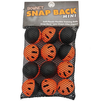 Bownet Snap Back Mini Training Balls 12-Pack