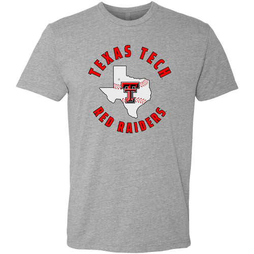 Adult CSC Texas Tech Baseball State Of TX S/S Tee