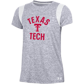 Women's Under Armour Texas Tech Throwback Gameday Twist S/S Tee